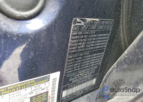 2017 Jaguar F-Pace Premium z USA, uszkodzony, nr VIN SADCJ2BV4HA078547